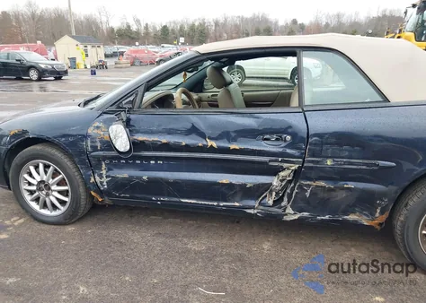 2001 Chrysler Sebring Lxi из США, поврежденный, VIN 1C3EL55U71N599431